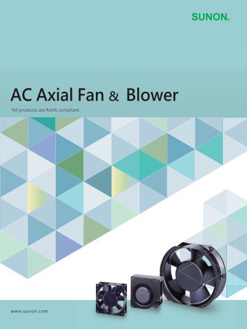 Katalog Sunon AC Axial Fan & Blower