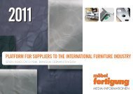 platform for suppliers to the international furniture ... - moebelkultur.de
