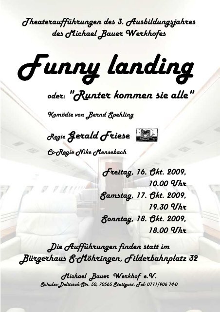Funny Landing - Runter kommen sie alle! - Michael Bauer Schule
