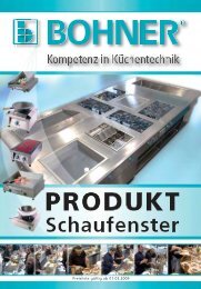 BOHNER Produktschaufenster 2009