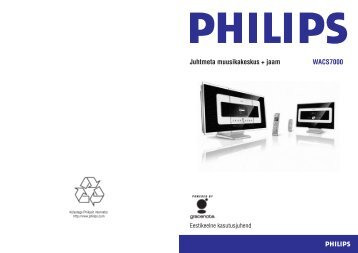 Philips Streamium Centre Streamium et satellite - Mode dâemploi - EST