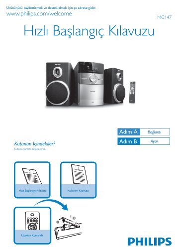 Philips MicrochaÃ®ne classique - Guide de mise en route - TUR