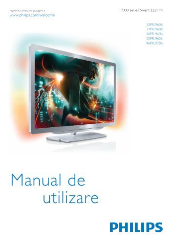 Philips 9000 series TÃ©lÃ©viseur LED Smart TV - Mode dâemploi - RON