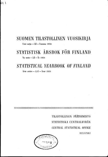 Finland Yearbook - 1956