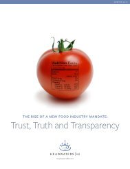 Trust Truth and Transparency