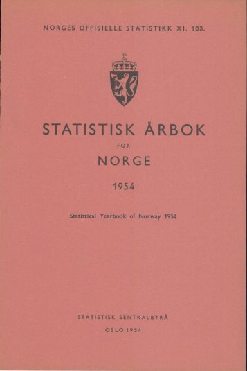 Norway Yearbook - 1954