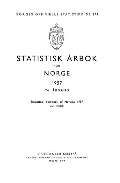 Norway Yearbook - 1957