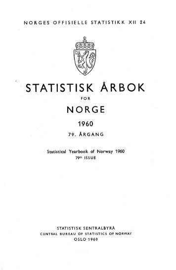 Norway Yearbook - 1960