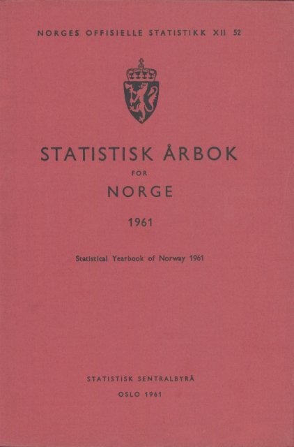 Norway Yearbook - 1961