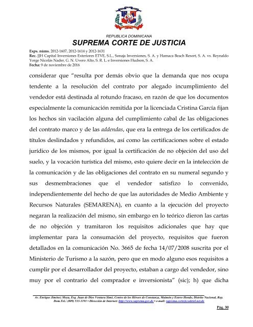 SUPREMA CORTE DE JUSTICIA