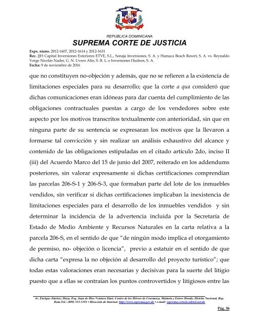 SUPREMA CORTE DE JUSTICIA