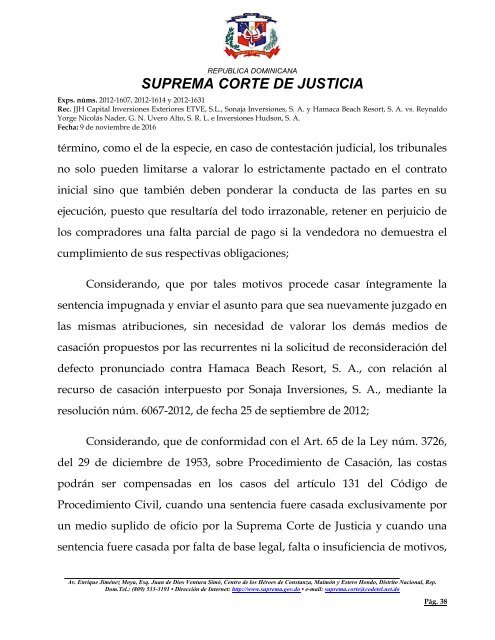 SUPREMA CORTE DE JUSTICIA