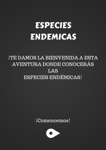 Especies Endemicas