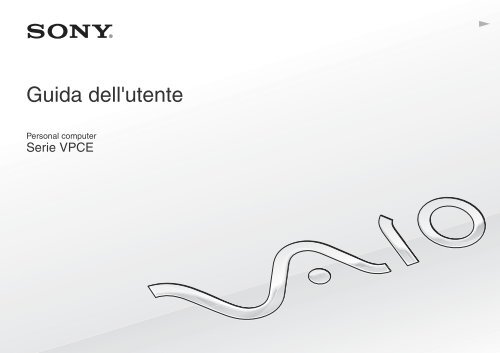 Sony VPCEB3E1E - VPCEB3E1E Istruzioni per l'uso Italiano
