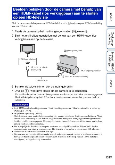 Sony DSC-TX7 - DSC-TX7 Istruzioni per l'uso Olandese