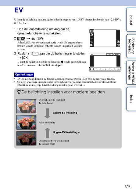 Sony DSC-TX7 - DSC-TX7 Istruzioni per l'uso Olandese