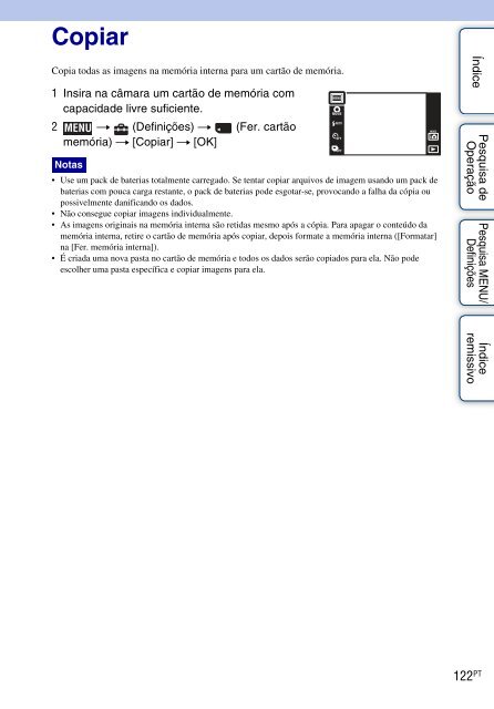 Sony DSC-TX7 - DSC-TX7 Istruzioni per l'uso Portoghese