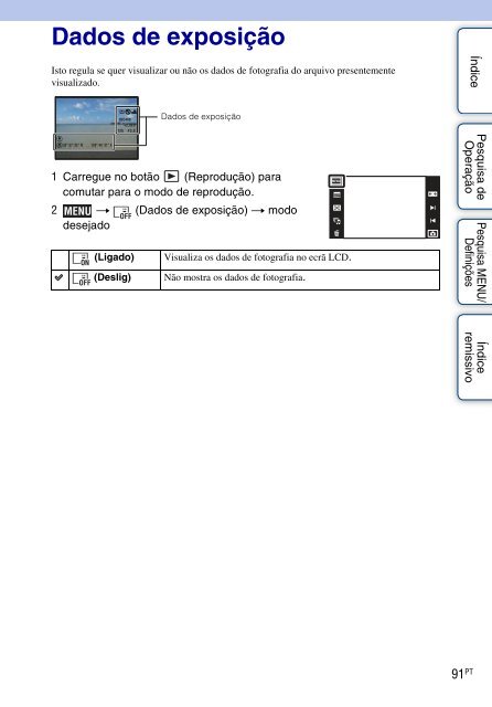 Sony DSC-TX7 - DSC-TX7 Istruzioni per l'uso Portoghese