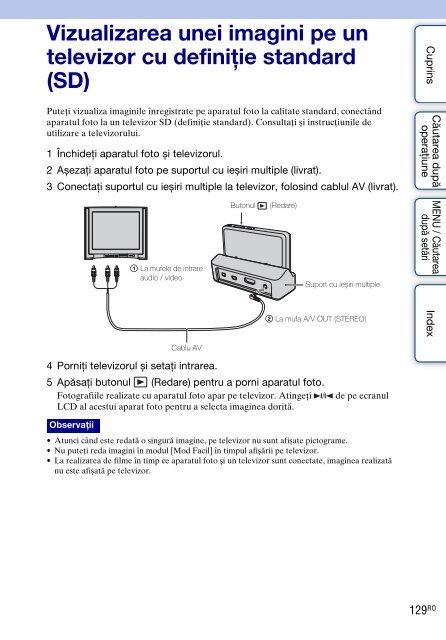 Sony DSC-TX7 - DSC-TX7 Istruzioni per l'uso Rumeno