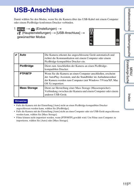 Sony DSC-TX7 - DSC-TX7 Istruzioni per l'uso Tedesco