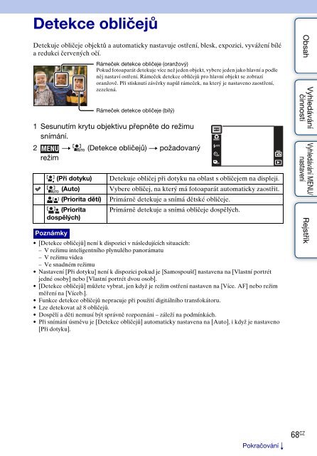 Sony DSC-TX7 - DSC-TX7 Istruzioni per l'uso Ceco