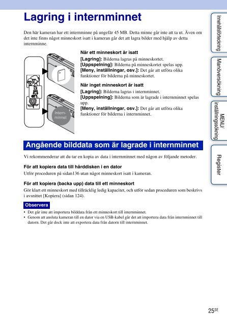 Sony DSC-TX7 - DSC-TX7 Istruzioni per l'uso Svedese