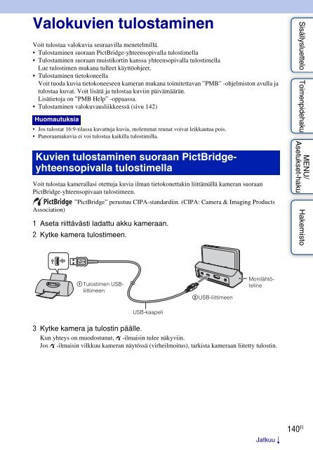 Sony DSC-TX7 - DSC-TX7 Istruzioni per l'uso Finlandese