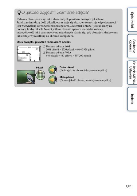 Sony DSC-TX7 - DSC-TX7 Istruzioni per l'uso Polacco