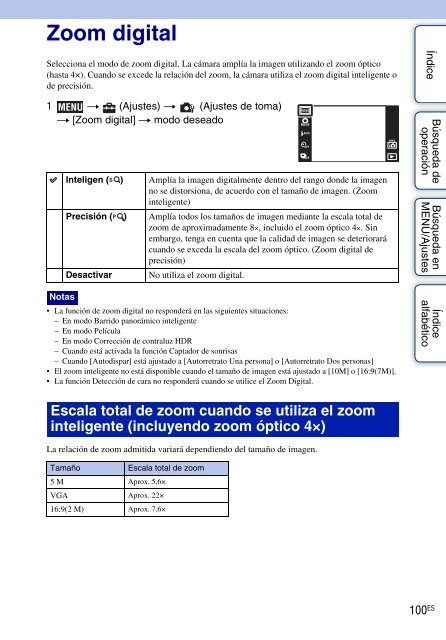 Sony DSC-TX7 - DSC-TX7 Istruzioni per l'uso Spagnolo