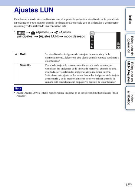 Sony DSC-TX7 - DSC-TX7 Istruzioni per l'uso Spagnolo