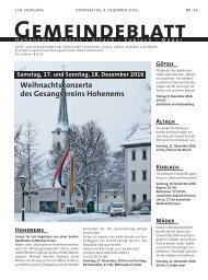 Gemeindeblatt