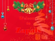 Special Christmas Sale at Zapals