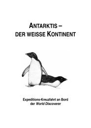 Expeditionstagebuch - Reisen in die Polarregionen