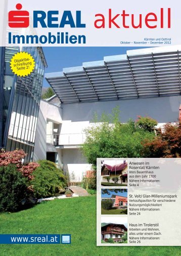 Kärnten und Osttirol (Ausgabe Oktober - Dezember 2012) - s REAL