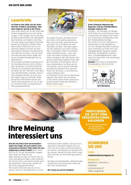 s'Positive Magazin 09.2016