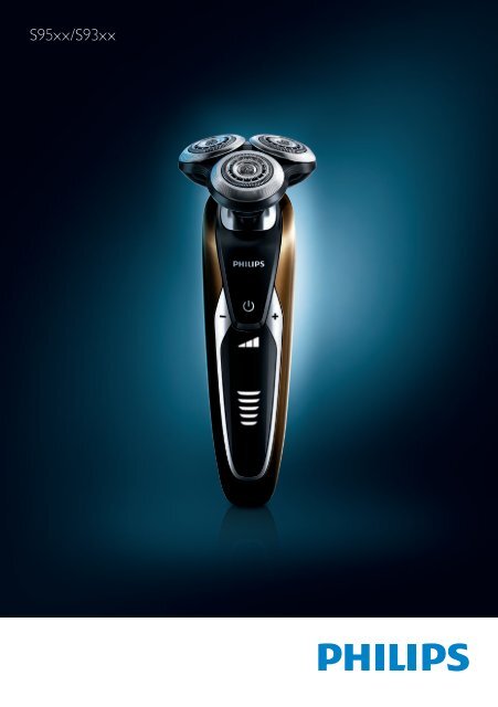 Philips Shaver series 9000 Rasoir &eacute;lectrique rasage &agrave; sec ou sous l'eau - Mode d&rsquo;emploi - POL