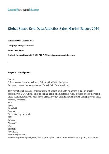 global-smart-grid-data-analytics-sales-market-report-2016