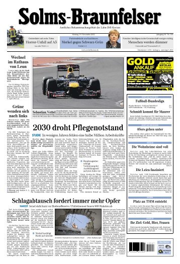 2030 droht Pflegenotstand - ePaper - Mittelhessen.de