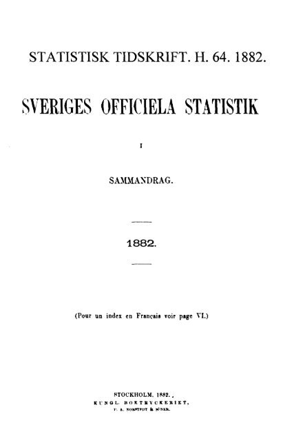 Sweden Yearbook - 1882