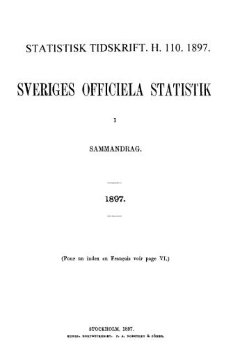 Sweden Yearbook - 1897