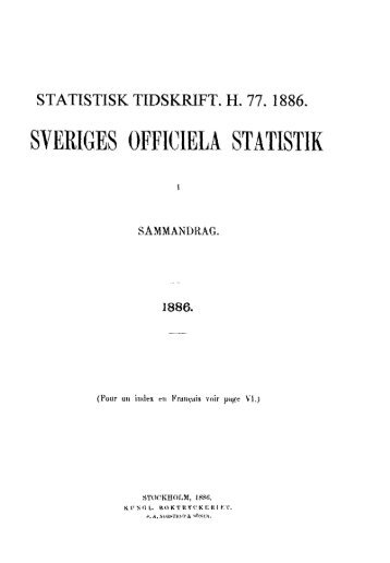 Sweden Yearbook - 1886