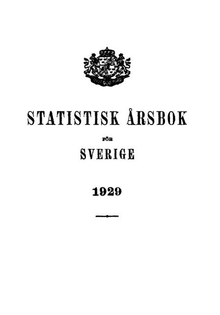 Sweden Yearbook - 1929