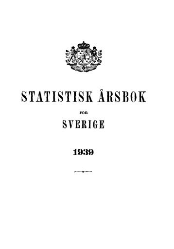 Sweden Yearbook - 1939