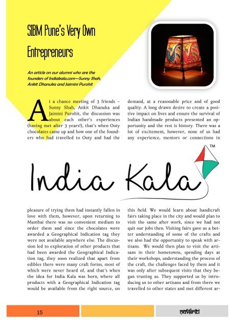 Navkriti Issue 1