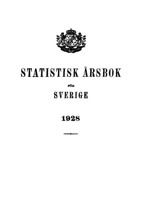 Sweden Yearbook - 1928