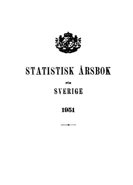 Sweden Yearbook - 1951