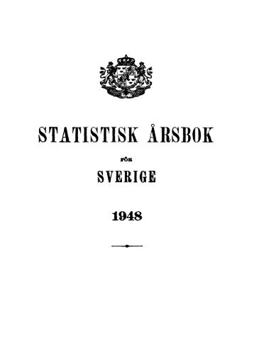 Sweden Yearbook - 1948