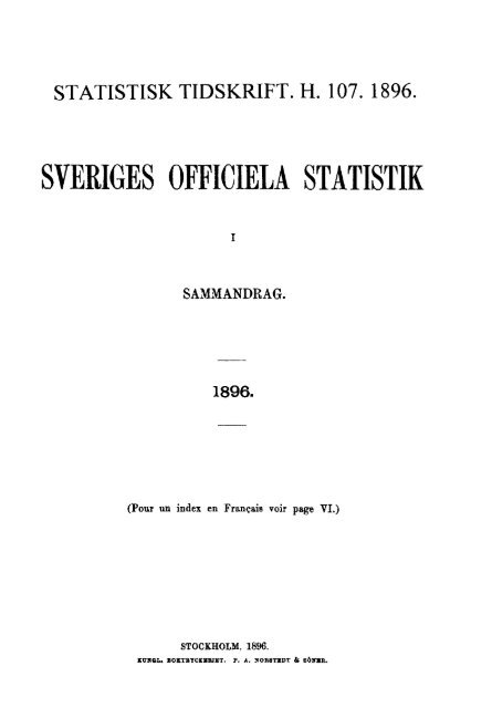 Sweden Yearbook - 1896