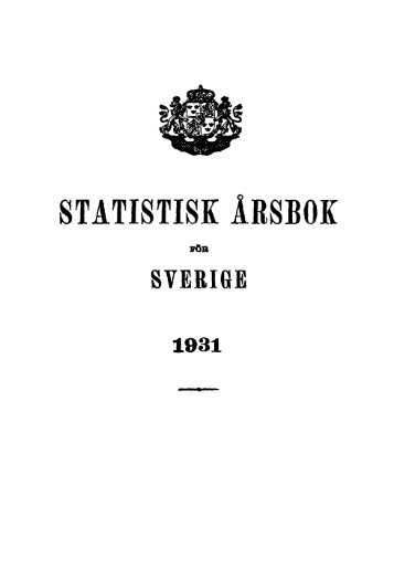 Sweden Yearbook - 1931