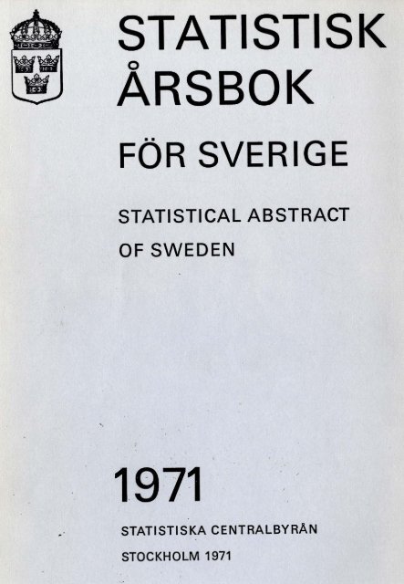 Sweden Yearbook - 1971